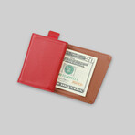 Leather Speed Wallet Mini // Red