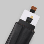 Leather Speed Wallet Mini // Black