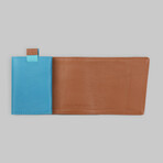 Leather Speed Wallet Mini // Turquoise