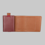 Leather Speed Wallet Mini // Burgundy