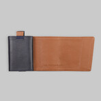 Leather Speed Wallet Mini // Ultra Navy