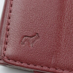 Leather Speed Wallet Mini // Burgundy