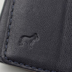 Leather Speed Wallet Mini // Ultra Navy