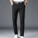 Slit Pocket Chino Pants // Black (31WX41L)