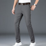 Slit Pocket Chino Pants // Gray (33WX41L)