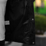 Hooded Puffer Coat // Black (M)