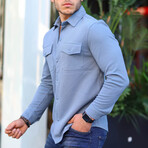 Shirt Jacket // Blue (XL)