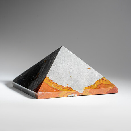 Genuine Polished Polychrome Pyramid