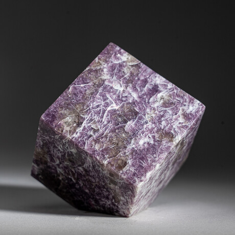 Genuine Polished Lepidolite Cube