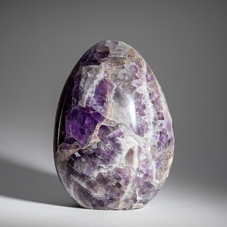 Genuine Polished Chevron Amethyst Freeform