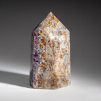 Genuine Polished Chevron Amethyst Point