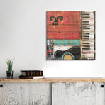 Sheet Music IV // Liz Jardine (26"H x 26"W x 1.5"D)