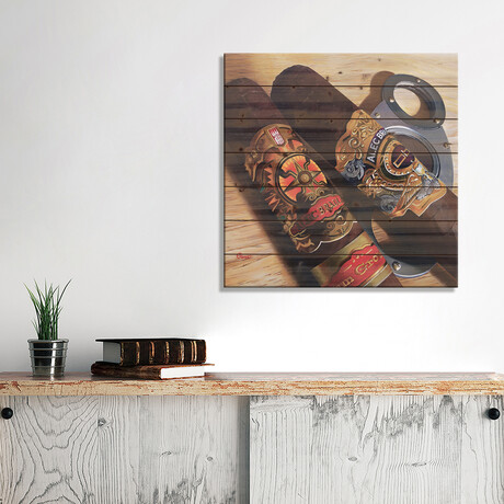 Decisions // Eric Renner (26"H x 26"W x 1.5"D)