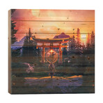 Samurai's Temple // Robert Amarandi (26"H x 26"W x 1.5"D)