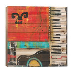 Sheet Music IV // Liz Jardine (26"H x 26"W x 1.5"D)