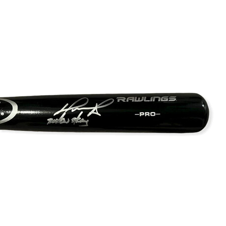 David Ortiz // Boston Red Sox // Autographed Bat + Inscription