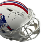 Tom Brady // New England Patriots // Autographed Throwback Helmet