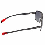 Sagittarius Polarized Sunglasses // Gunmetal Frame + Black Lens