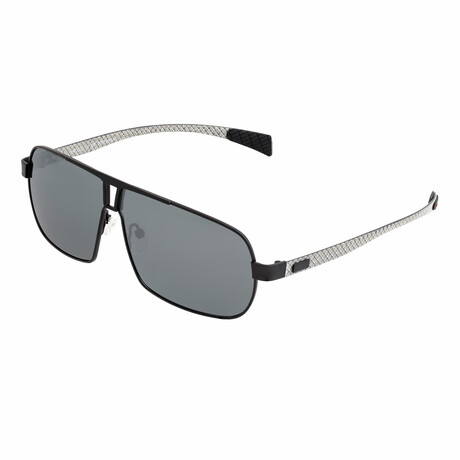 Sagittarius Titanium Polarized Sunglasses // Black Frame + Black Lens