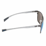 Capricorn Titanium Polarized Sunglasses Gunmetal Frame + Blue Green Lens