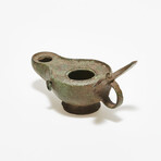 Roman Bronze Oil Lamp // 1st Century AD