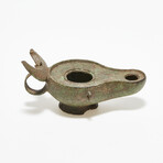 Roman Bronze Oil Lamp // 1st Century AD