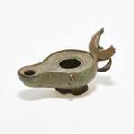 Roman Bronze Oil Lamp // 1st Century AD