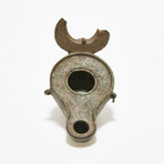 Roman Bronze Oil Lamp // 1st Century AD