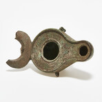 Roman Bronze Oil Lamp // 1st Century AD