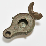 Roman Bronze Oil Lamp // 1st Century AD