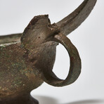 Roman Bronze Oil Lamp // 1st Century AD