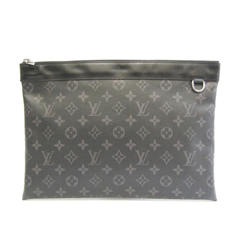 Louis Vuitton // Leather Clutch Bag // Monogram Eclipse // Pre-Owned