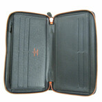 Louis Vuitton // Monogram Leather Wallet // Coral Pink + Navy // Pre-Owned