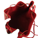 Louis Vuitton // Epi Leather Bucket Bag // Castilian Red // Pre-Owned