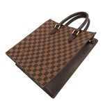 Louis Vuitton // Damier Leather + Canvas Tote Bag // Ebene // Pre-Owned