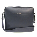 Louis Vuitton // Taiga Leather Shoulder Bag // Navy Blue // Pre-Owned