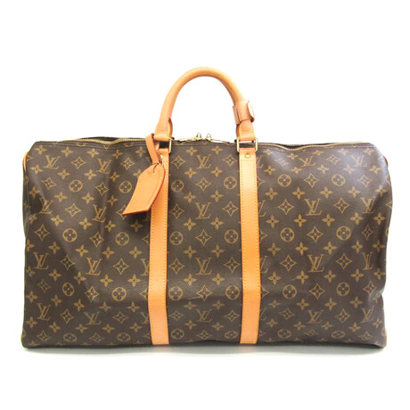 Louis Vuitton // Monogram Leather Boston Bag // Brown // Pre-Owned