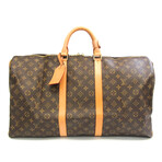 Louis Vuitton // Monogram Leather Boston Bag // Brown // Pre-Owned