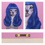 Pets Rock™ Gurl // Graphic Art on Wrapped Canvas Wall Art