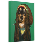 Pets Rock™ Reggae // Graphic Art on Wrapped Canvas Wall Art
