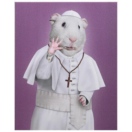 Pets Rock™ Church // Graphic Art on Wrapped Canvas Wall Art