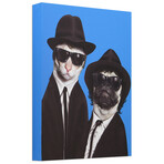 Pets Rock™ Brothers // Graphic Art on Wrapped Canvas Wall Art