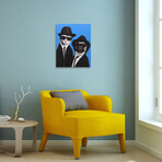 Pets Rock™ Brothers // Graphic Art on Wrapped Canvas Wall Art