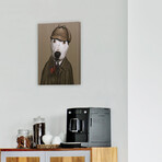 Pets Rock™ Detective // Graphic Art on Wrapped Canvas Wall Art