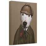 Pets Rock™ Detective // Graphic Art on Wrapped Canvas Wall Art
