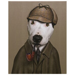 Pets Rock™ Detective // Graphic Art on Wrapped Canvas Wall Art