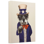 Pets Rock™ Uncle Sam // Graphic Art on Wrapped Canvas Wall Art