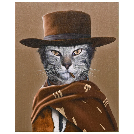 Pets Rock™ Western // Graphic Art on Wrapped Canvas Wall Art