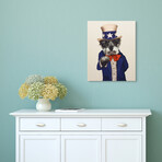 Pets Rock™ Uncle Sam // Graphic Art on Wrapped Canvas Wall Art