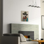 Pets Rock™ Cowboy // Graphic Art on Wrapped Canvas Wall Art